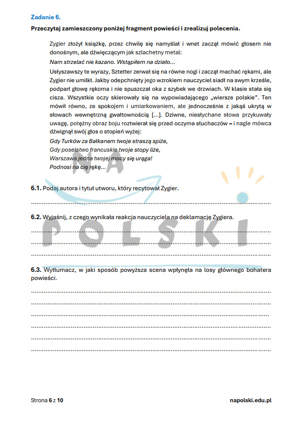 Sprawdzian Syzyfowe Prace Nowa Era napolski.edu.pl